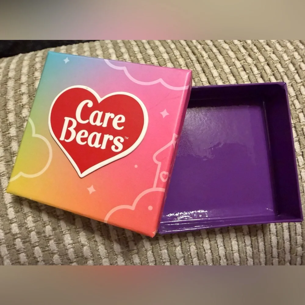 Care Bears Pink “Cheer Bear” Rainbow Charm Necklace